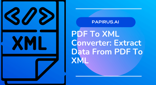 extract data from pdf to xml
