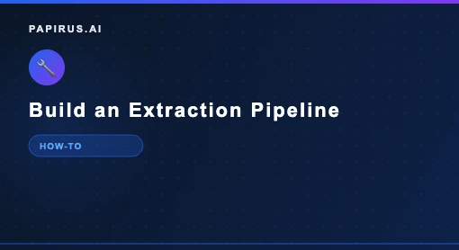 How to build an agentic document extraction pipeline