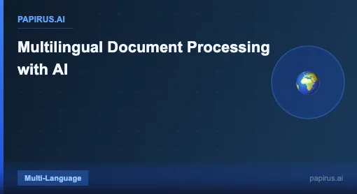 Multilingual Document Processing with AI - Papirus.ai